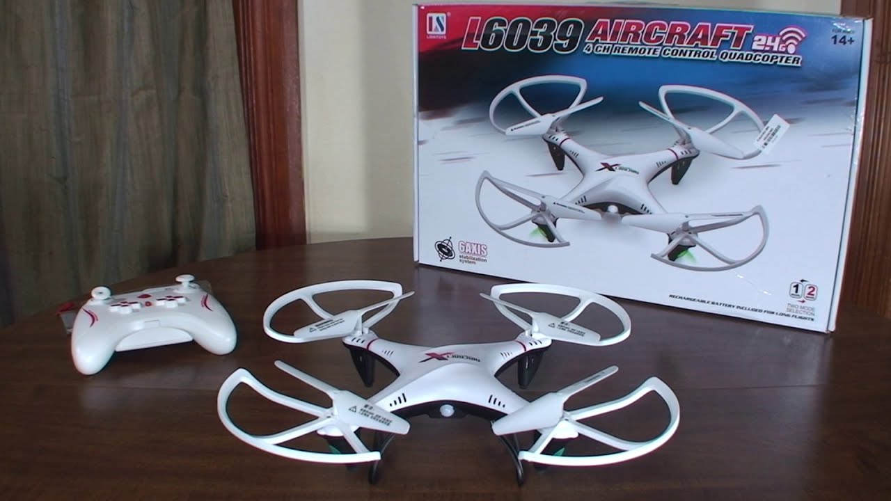 Lishi Toys - L6039 Aircraft - Review and Flight (Indoor & Outdoor)