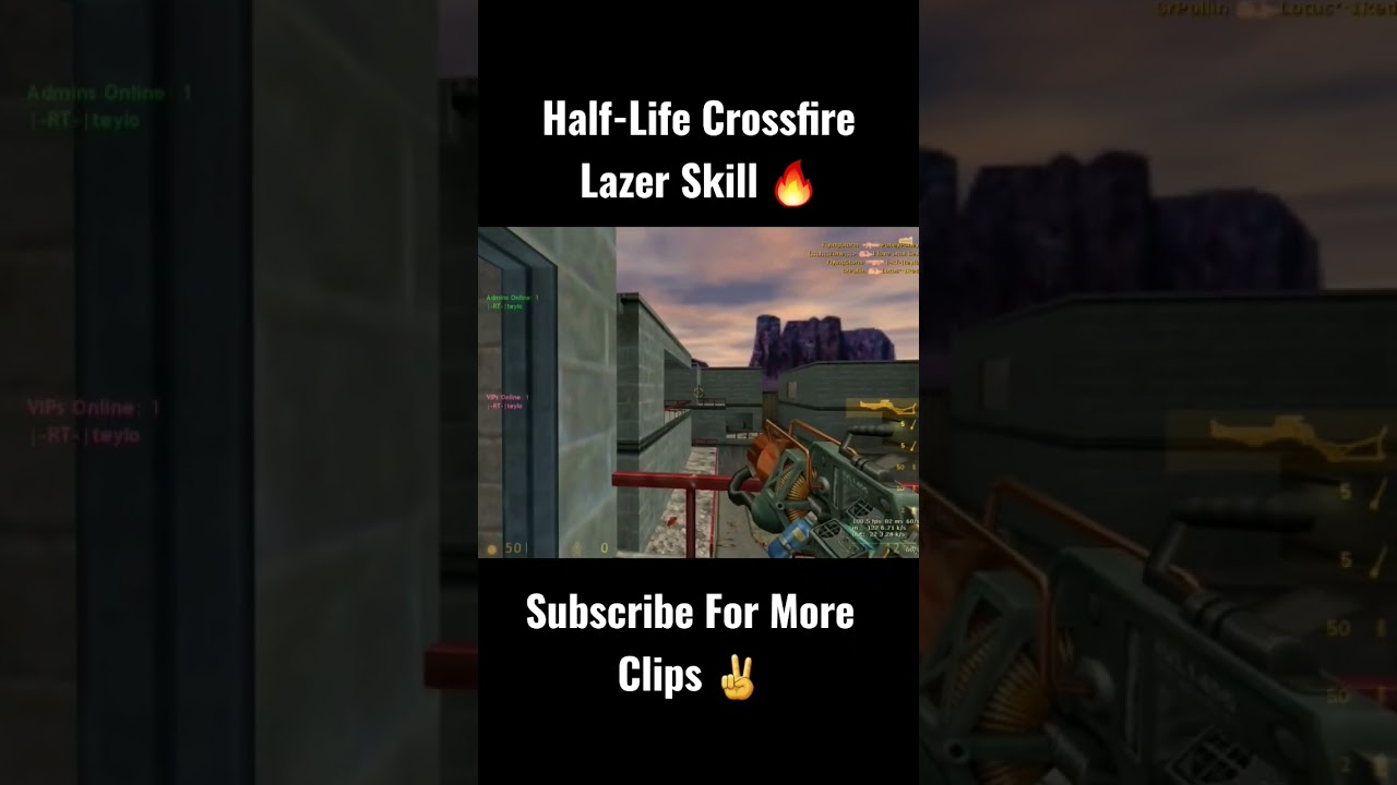 Half-Life Crossfire Lazer Skills #counterstrike #cs #halflife #halflife2 #gaming #fyp #viral