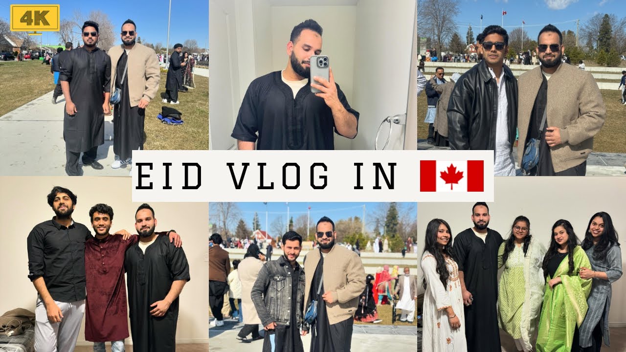 Eid ul fitr Vlog | 2024 | Salah | Party | Lakeview Park | Ontario | Canada | Durham College | Oshawa