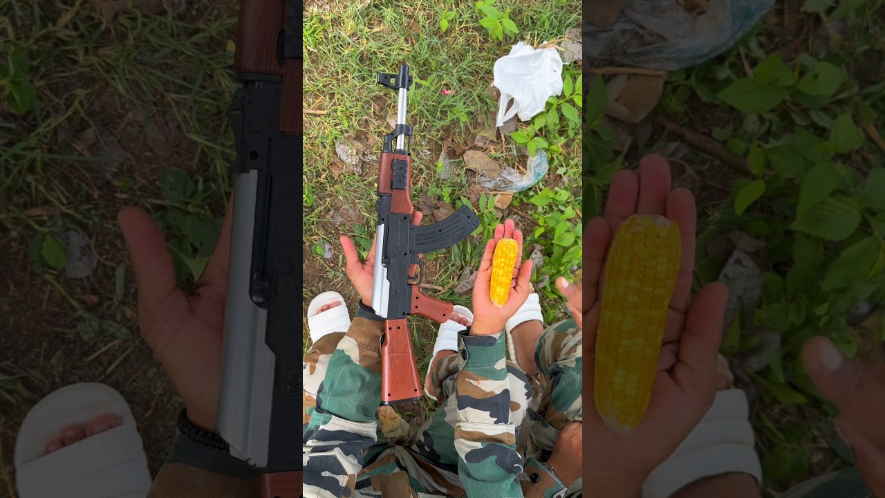 Killed a terrorist while eating corn 🌽 😅🪖 #viral #faujibhai #army #faujilyfstyle #armylover