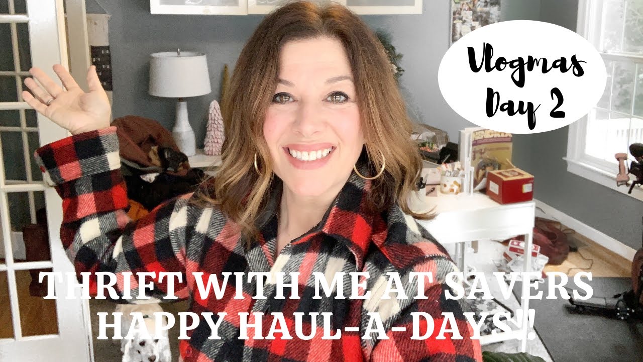 Happy Haul A Days!! Day 2 THRIFT WITH ME at SAVERS! Thrifted HAUL for Poshmark & Ebay Vlogmas 2020