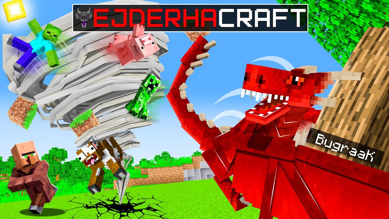EJDERHA vs TSUNAMI - Minecraft