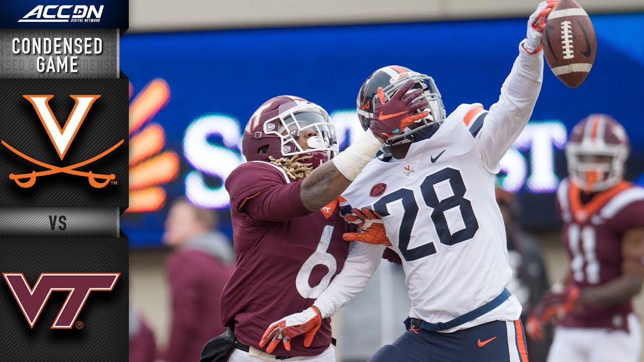 Virginia vs. Virginia Tech Condensed Game | 2018 ACC Football