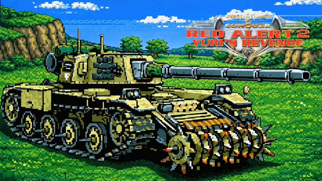 Red Alert 2: Это всё ещё засчитывается, верно? | 1 против 7 жестоких ИИ | Супероружие [включено]
