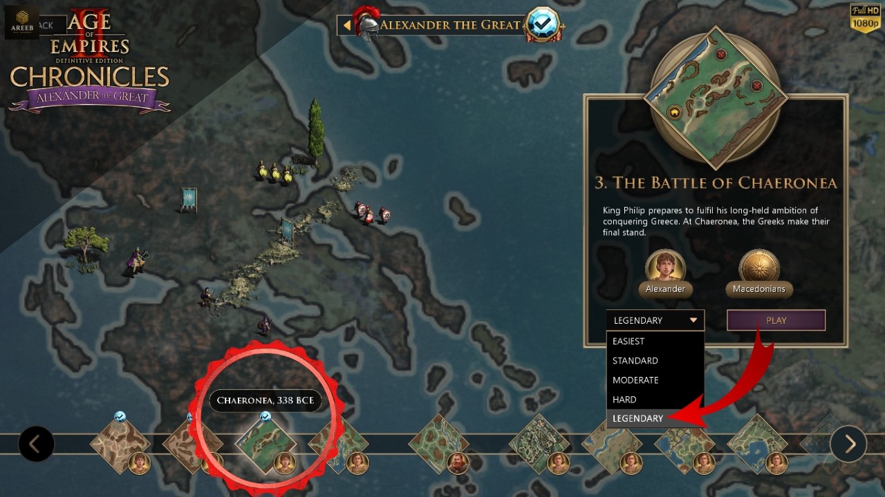 Age of Empires 2 – Alexander the Great Mission 3: The Battle of Chaeronea | Legendary Walkthrough