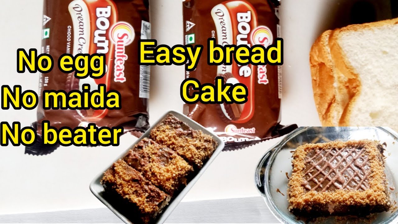 easy bread cake/// no egg no,  beater///