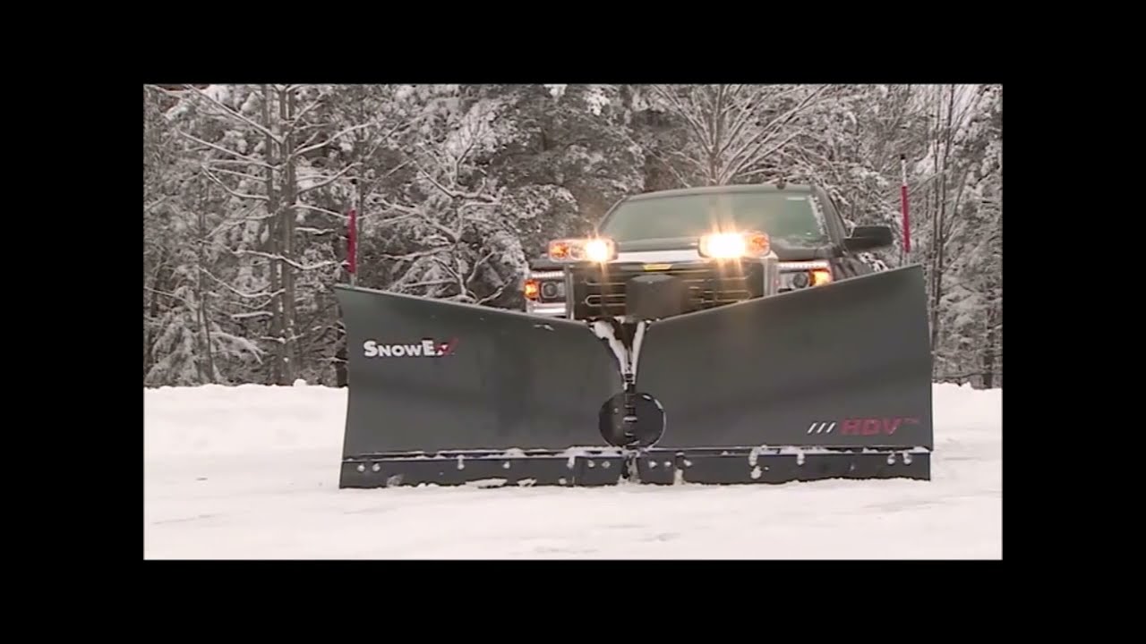SnowEx HDV Plow V snow plow flared wing 8.5' & 9.5' Stainless too!
