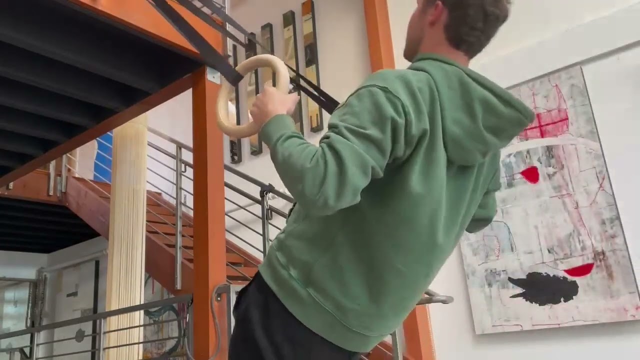 San Francisco Personal Trainer&rsquo;s At-Home Pull Workout With Rings |Bodyweight Calisthenics Gymnastics