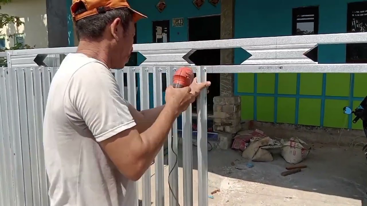 Cara Bikin Pagar., Dari Taso / Baja Ringan