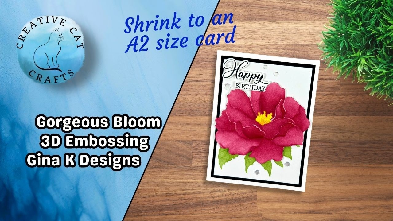 Gorgeous Bloom 3D Embossing