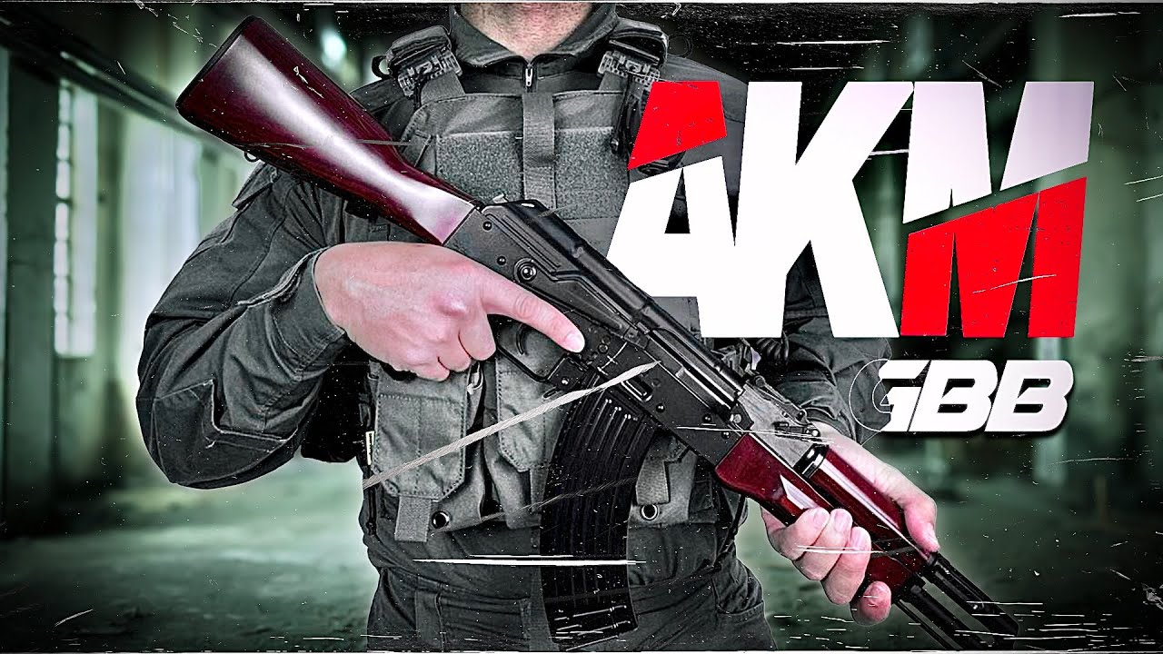 La RÉPLICA SOVIÉTICA MÁS REALISTA de AIRSOFT // AKM GBB al *DETALLE*