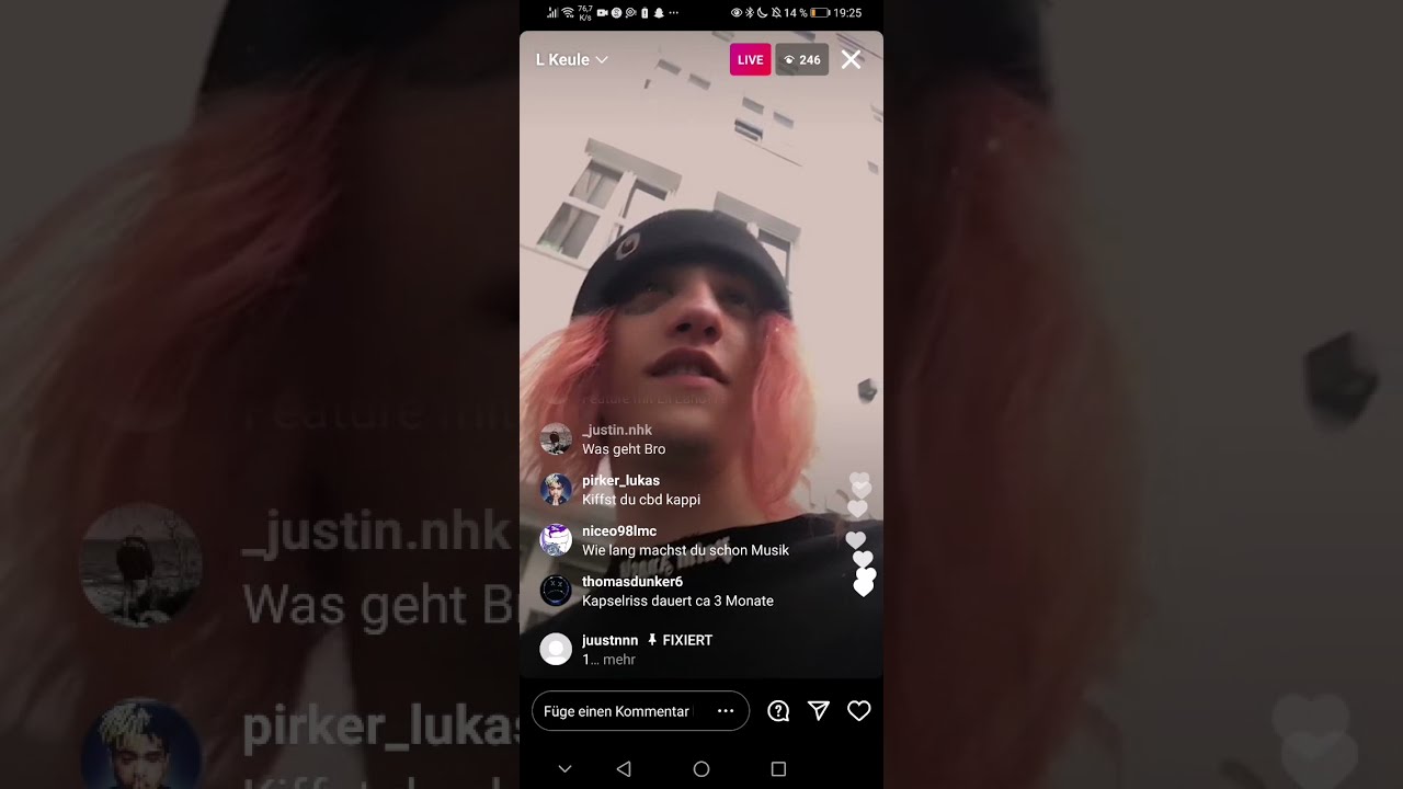 tlow Instagram Livestream