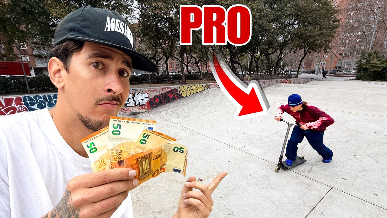 ¡RETO a un PROFESIONAL de SCOOTER y consigue quitarme MI DINERO!