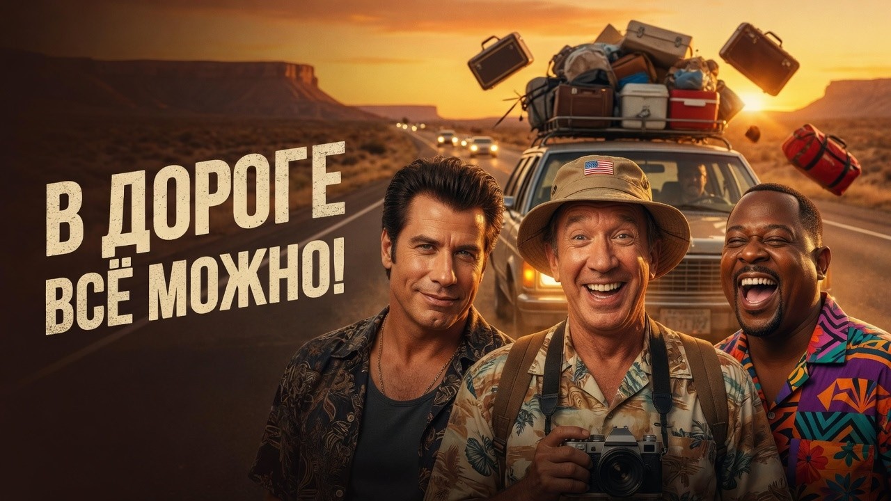 Шикарная дорожная комедия с тремя легендами Голливуда| Отправились в путь и пожалели об этом