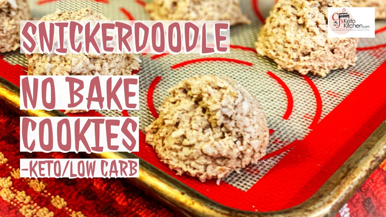 Snickerdoodle NO BAKE Cookies #Ketorecipe #LowCarbRecipe #EasyKeto #KetoFoodPrep