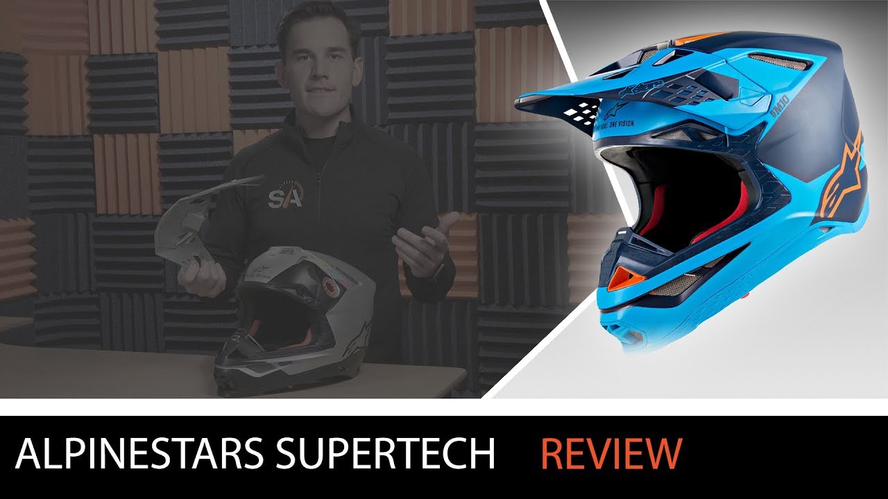 Alpinestars Supertech M10 M8 Carbon Motocross Helmet Review at SpeedAddicts.com