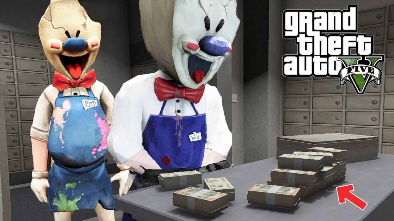 ICE SCREAM ROD VE KARDEŞİ BANKA SOYDU ZENGİN OLDU - GTA 5