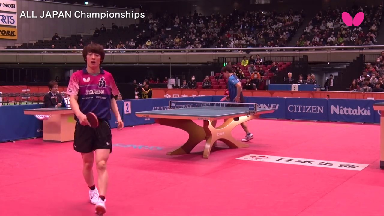 大会6日目｜男子シングルス 準々決勝 松平健太 対 松平賢二｜全日本卓球2018 ダイジェスト