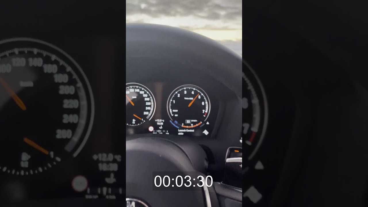 2018 BMW M140i xDrive 0-100 Launch with Launch Control (OPF)