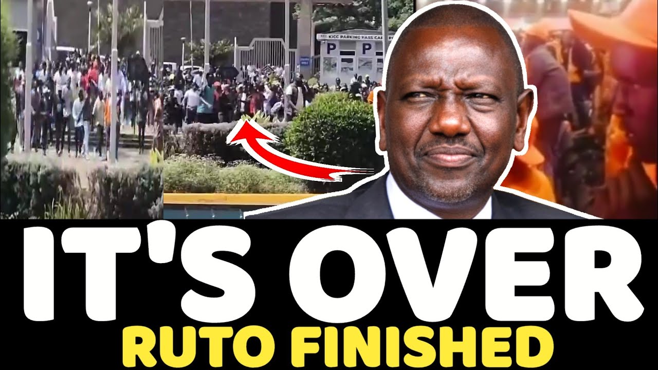 Massive CROWD Walks out From KICC Chanting Yote yawezekana bila Ruto - End Of Ruto!