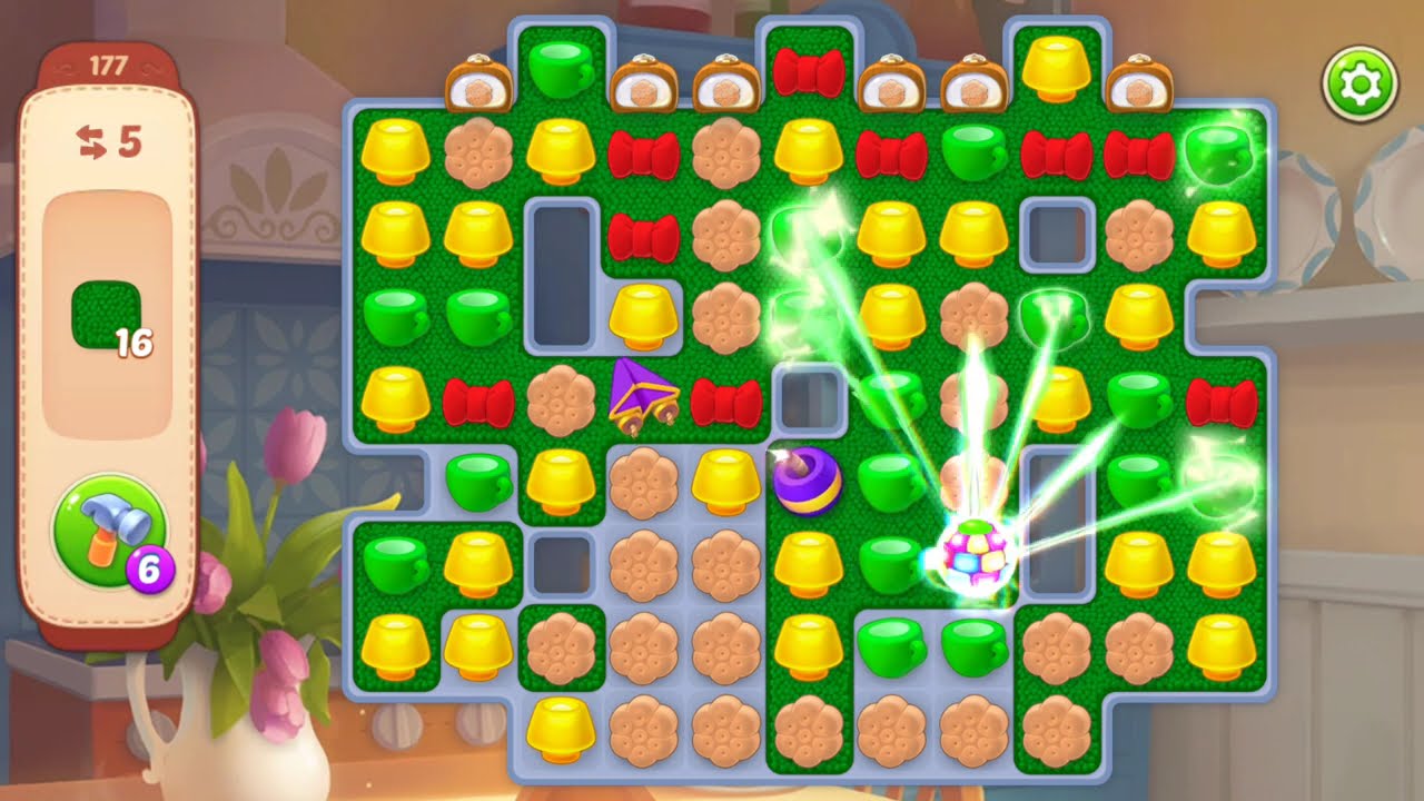 Homescapes Level 177 Lösung / Solution / Help - Die Küche! Mobil Handy Spiel Let's Play