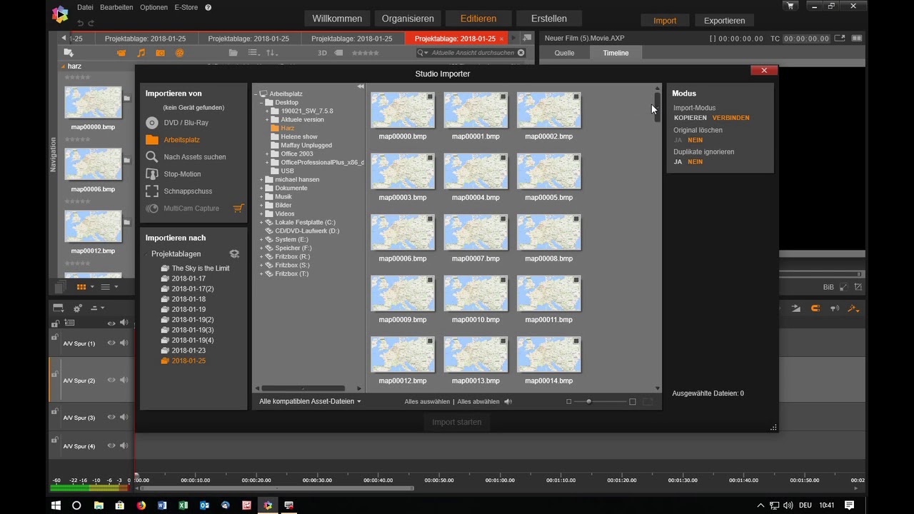 Reiseroute erstellen mit Pinnacle Studio 20 und Routen Generator