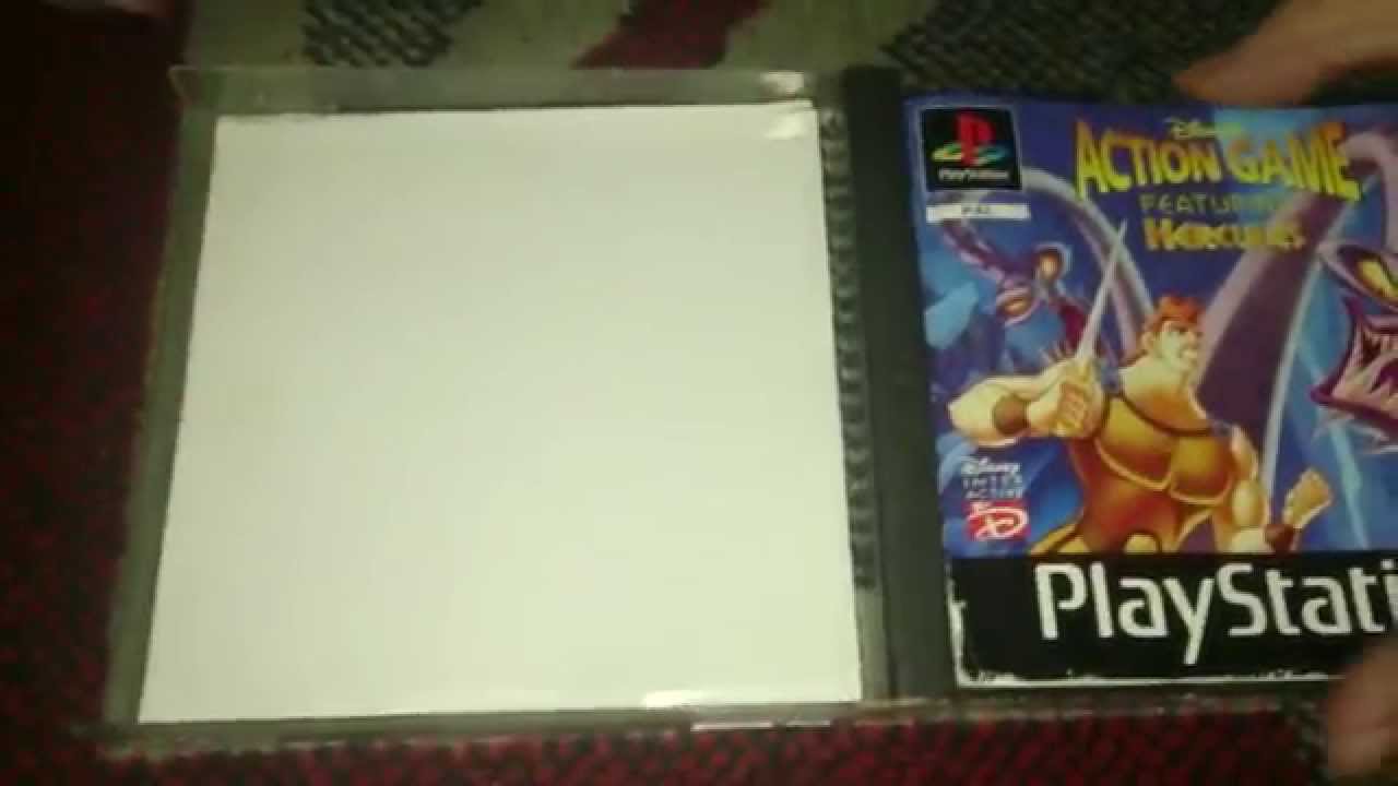 Nostalgamer Unboxes Disney Action Game Featuring Hercules On Sony Playstation 1 One UK PAL System