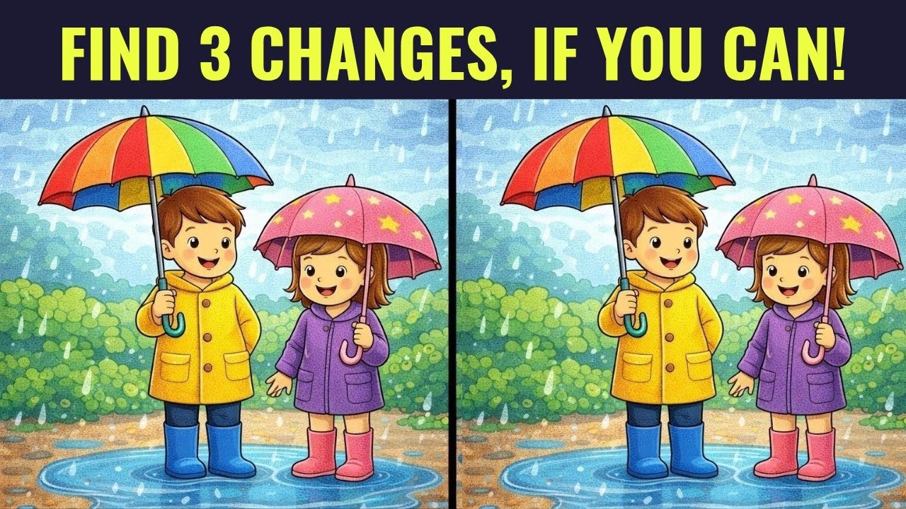 [Spot the Difference Brain Training] If you solve this puzzle, you are a brilliant!