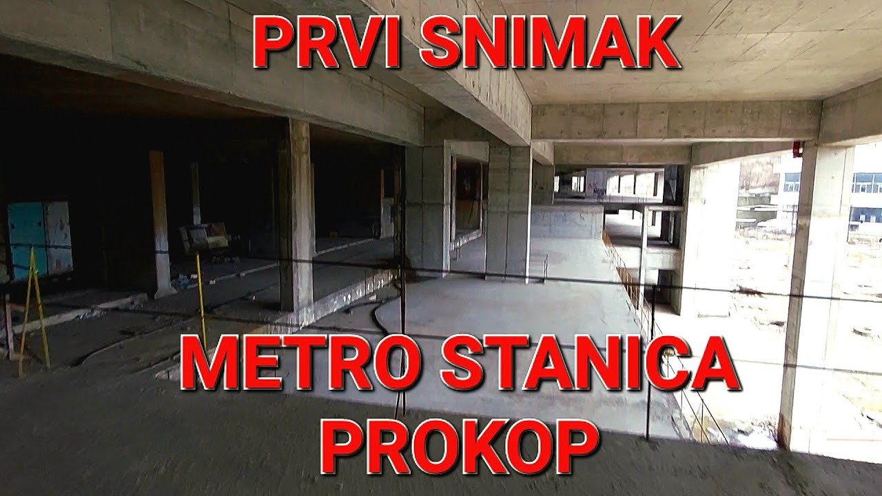 METRO STANICA PROKOP ISPOD ŽELEZNIČKE STANICE I NOVE ZGRADE,DALI ĆE PRVA LINIJA BITI POVEZANA