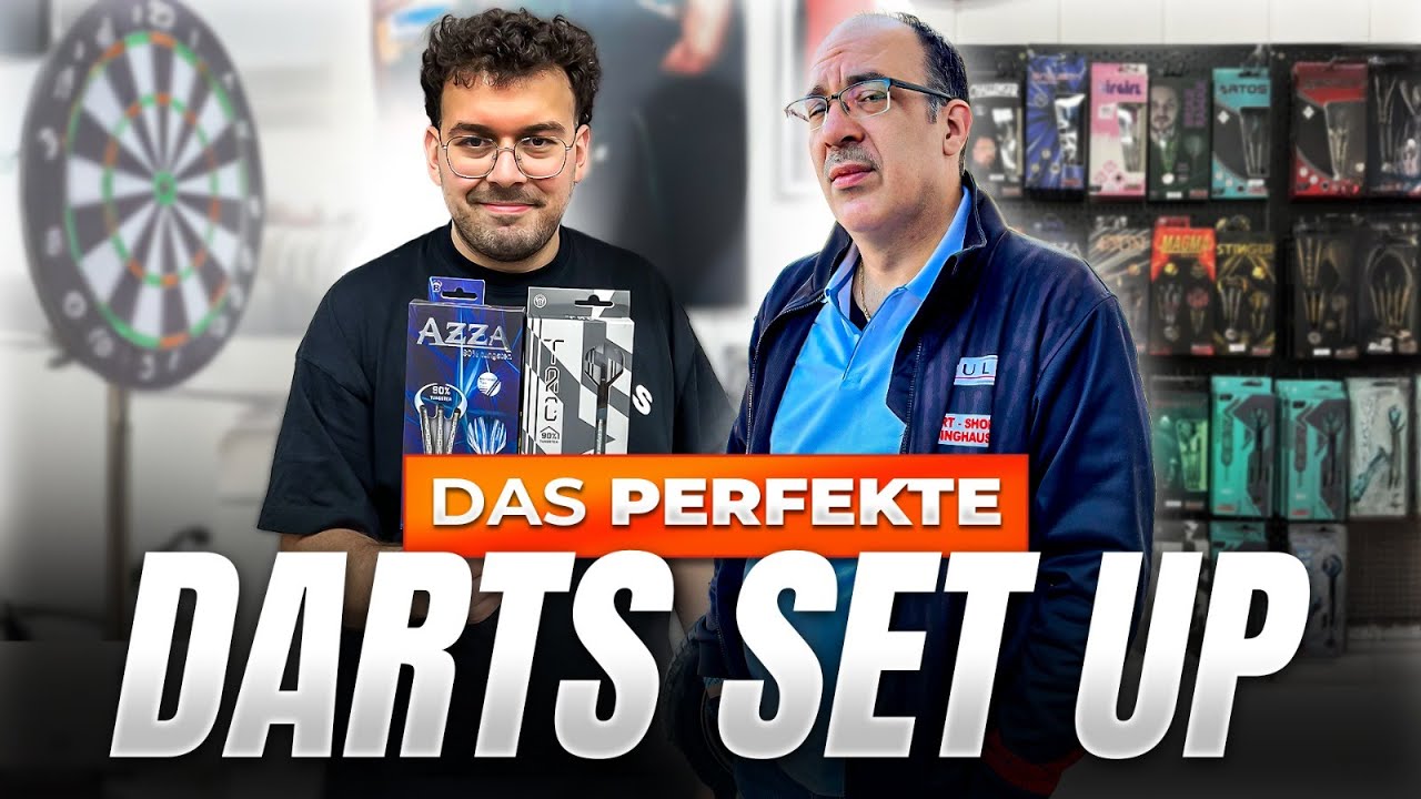 SO FINDET man sein PERFEKTES DARTS SET UP! 😍🔥 FLIGHTS & SCHÄFTE! 😱🎯 mit Ioannis Selachoglou
