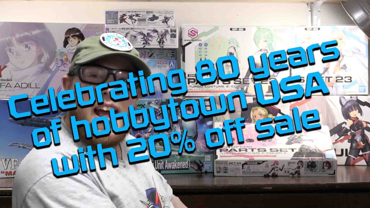 Celebrating 80 years of hobbytown USA with 20% off sale