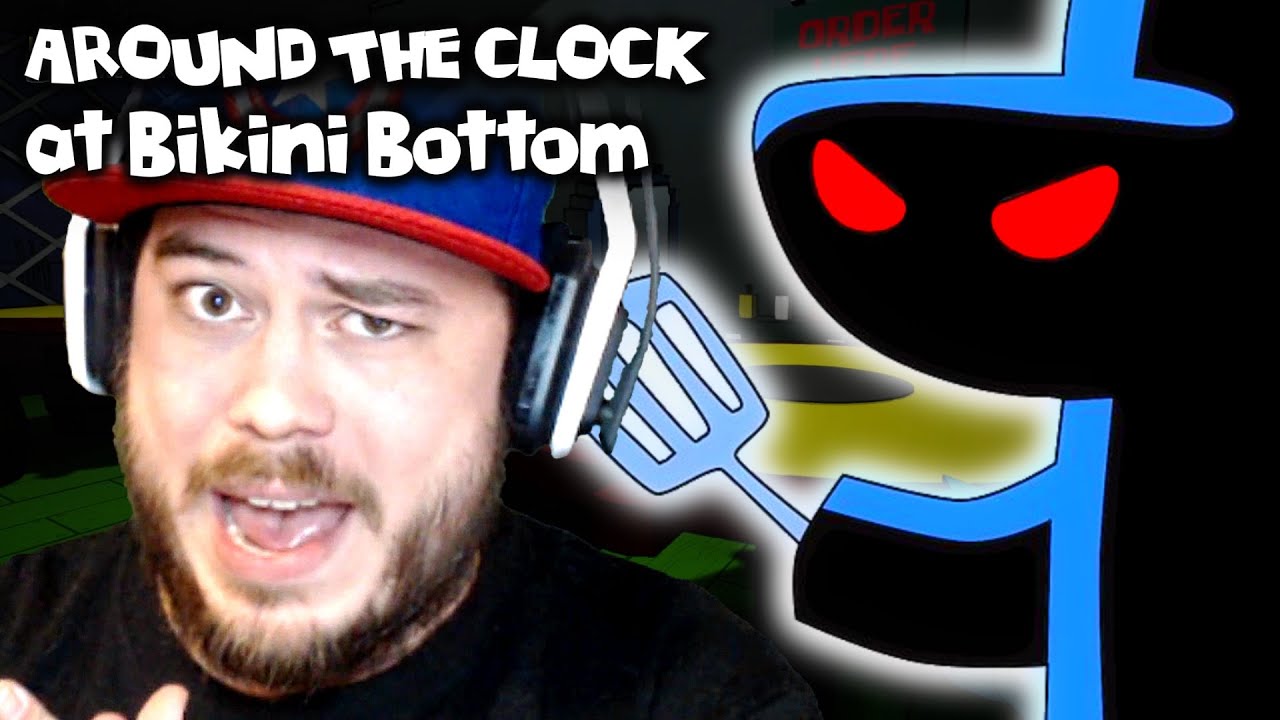 I GOT A PROMOTION TO THE KRUSTY KRAB NIGHT SHIFT!! | Around the Clock at Bikini Bottom (Part 14)