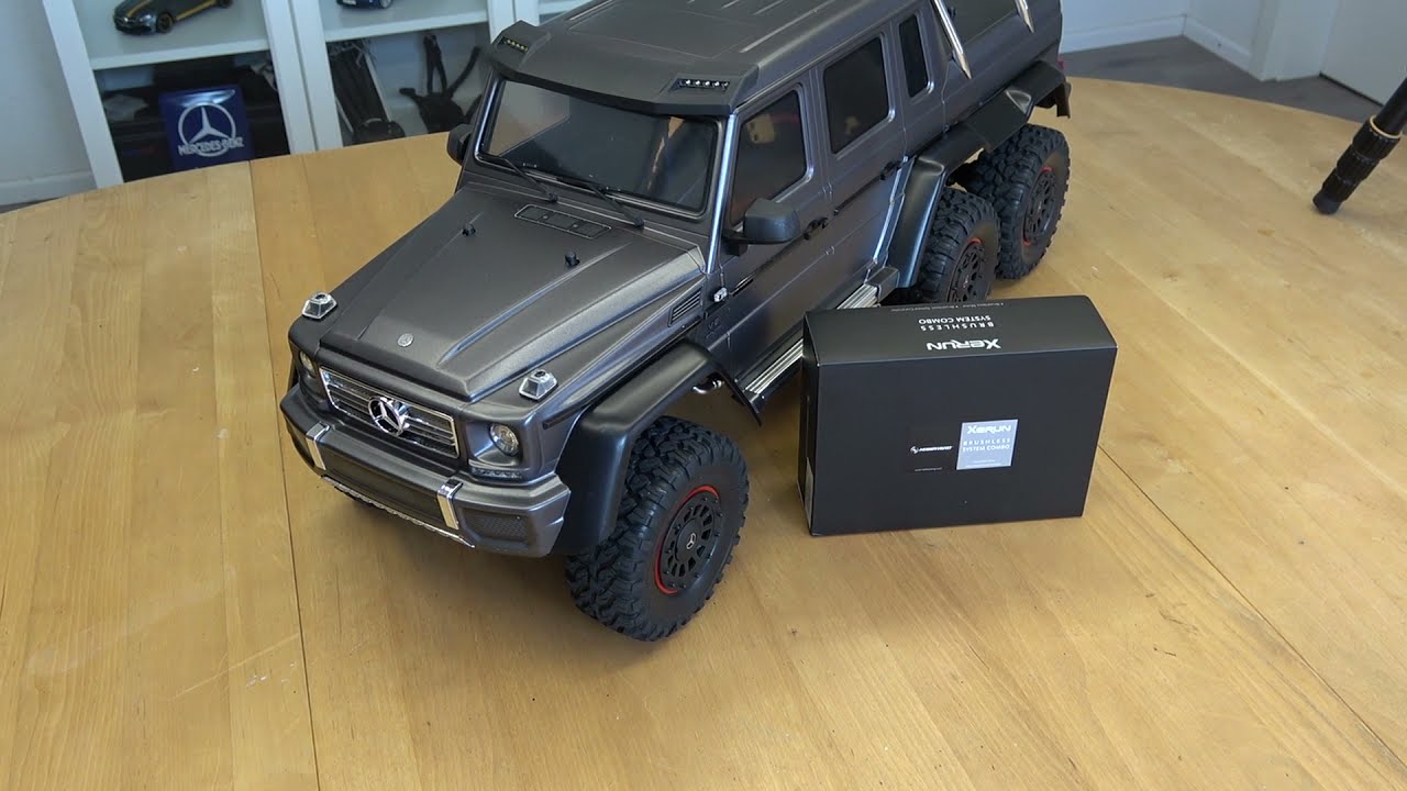 Traxxas TRX-6 Umbau Teil 2: Hobbywing Brushless Combo 3300KV