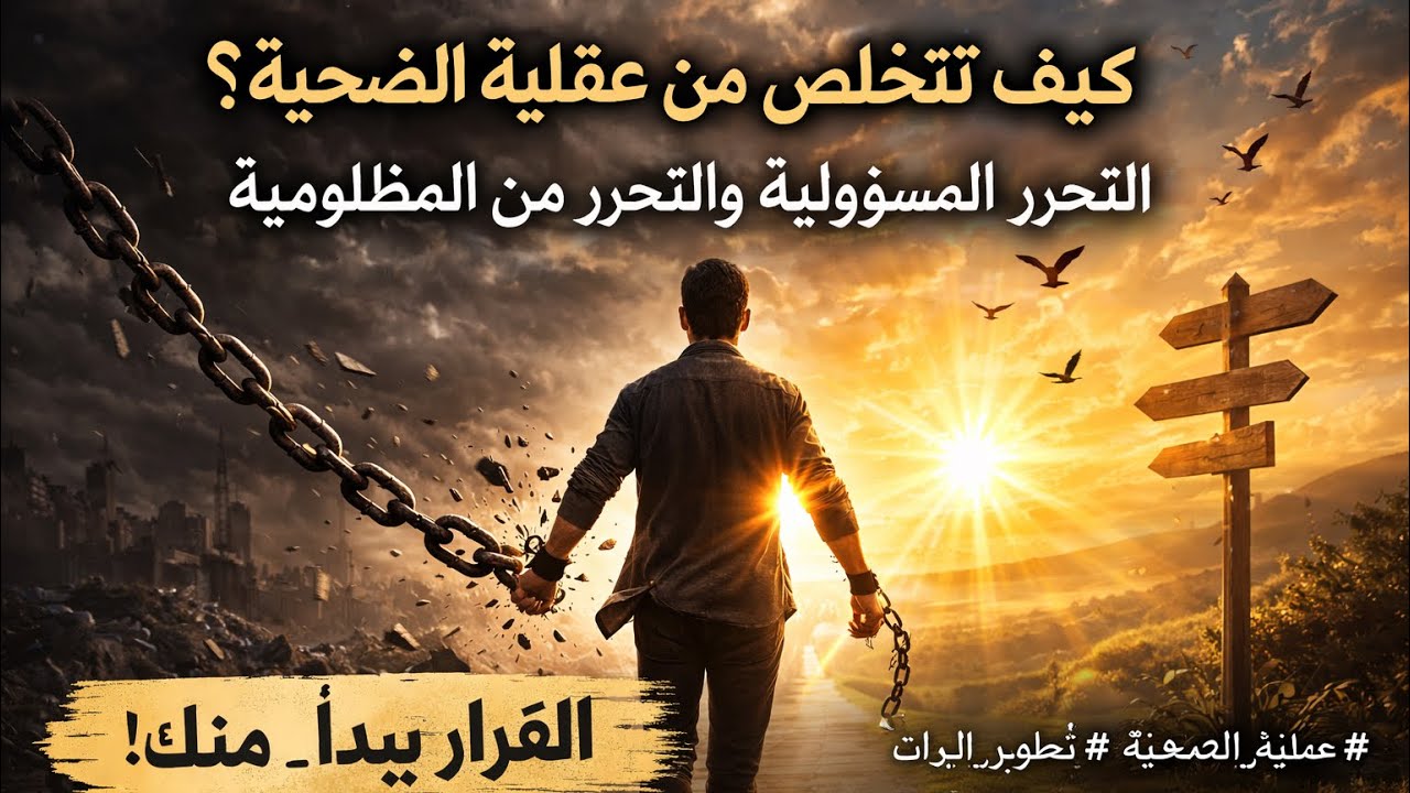 كيف تتخلص من عقلية الضحية؟ التحرر من المظلومية وتحمل المسؤولية