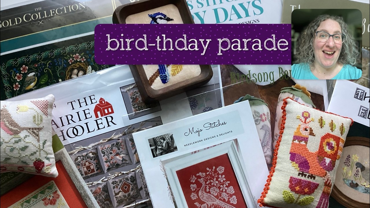 Flosstube Extra: Melanie's Bird-thday SAL