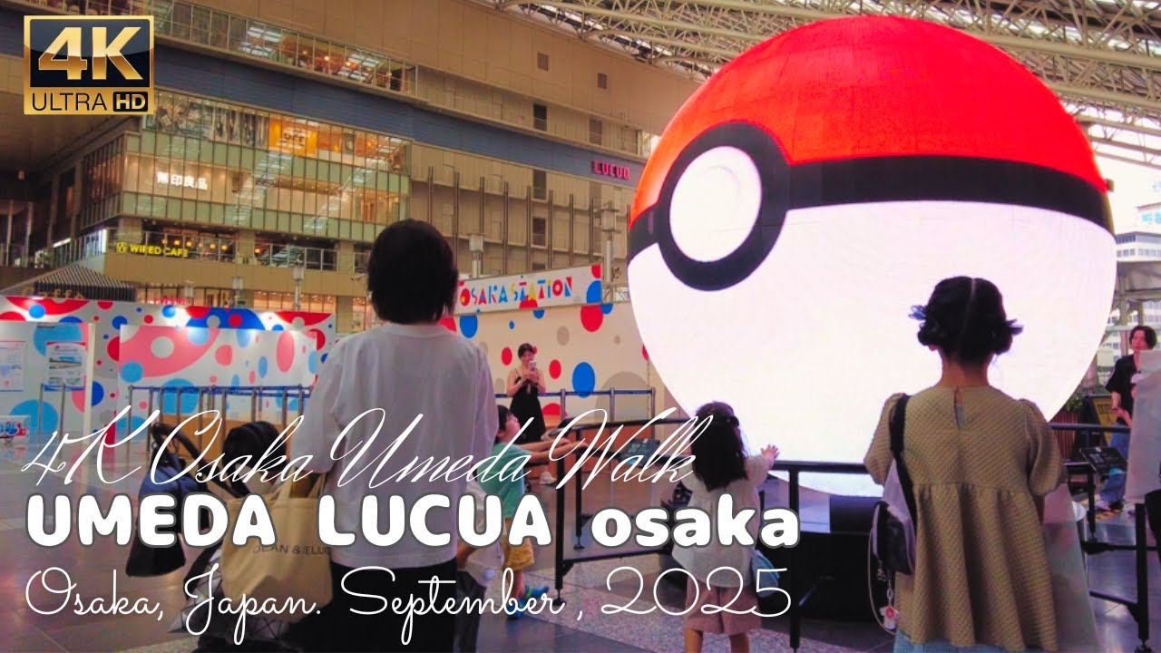 [4K Osaka Umeda Walk] LUCUA osaka: The Most Welcoming Mall in Umeda (Sep,2025)