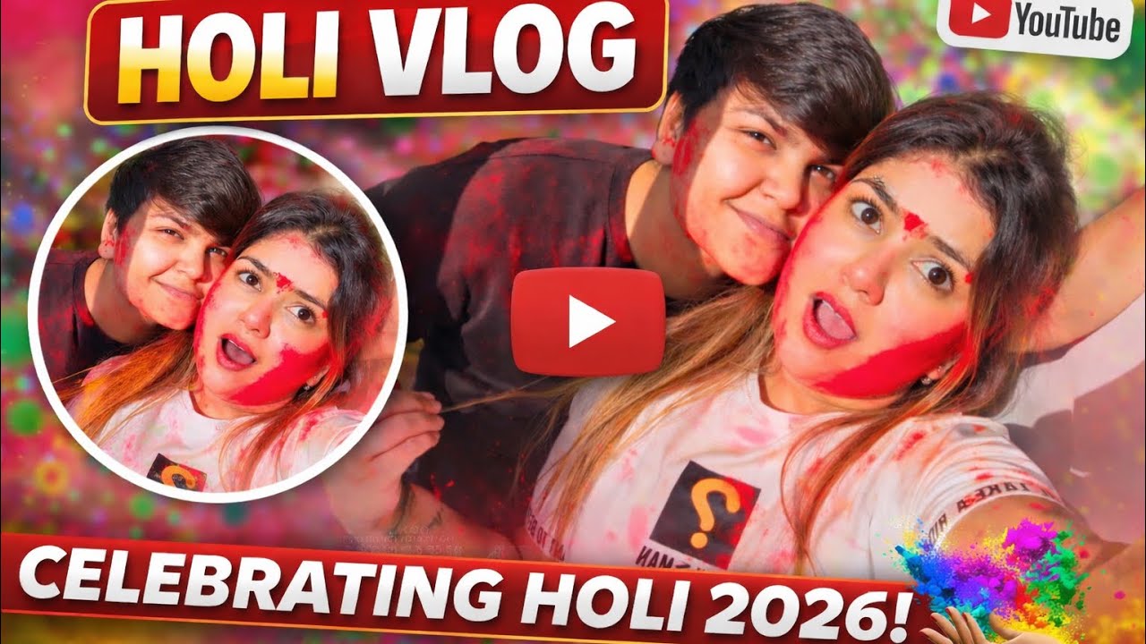 Holi Ka Sabse Khoobsurat Din ❤️ | Miya Ke Saath | Holi Vlog 