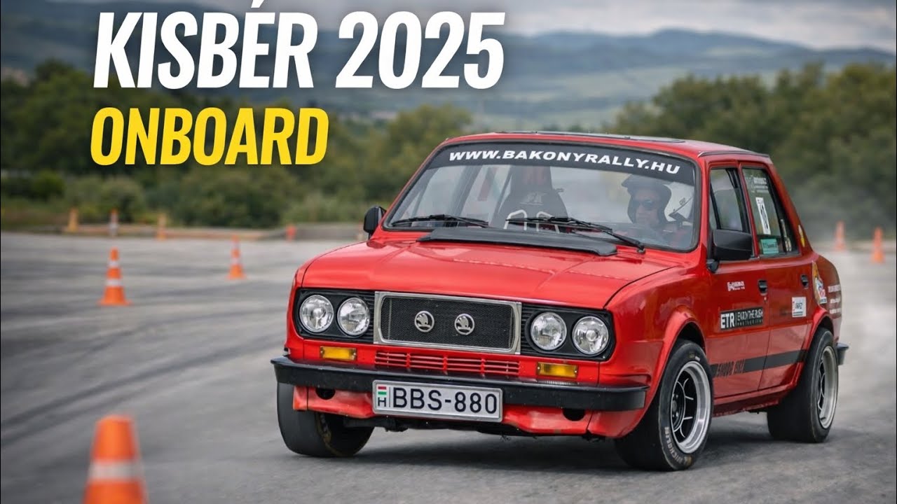Szlalom verseny Kisb&eacute;r 2025 - Skoda 120 onboard 