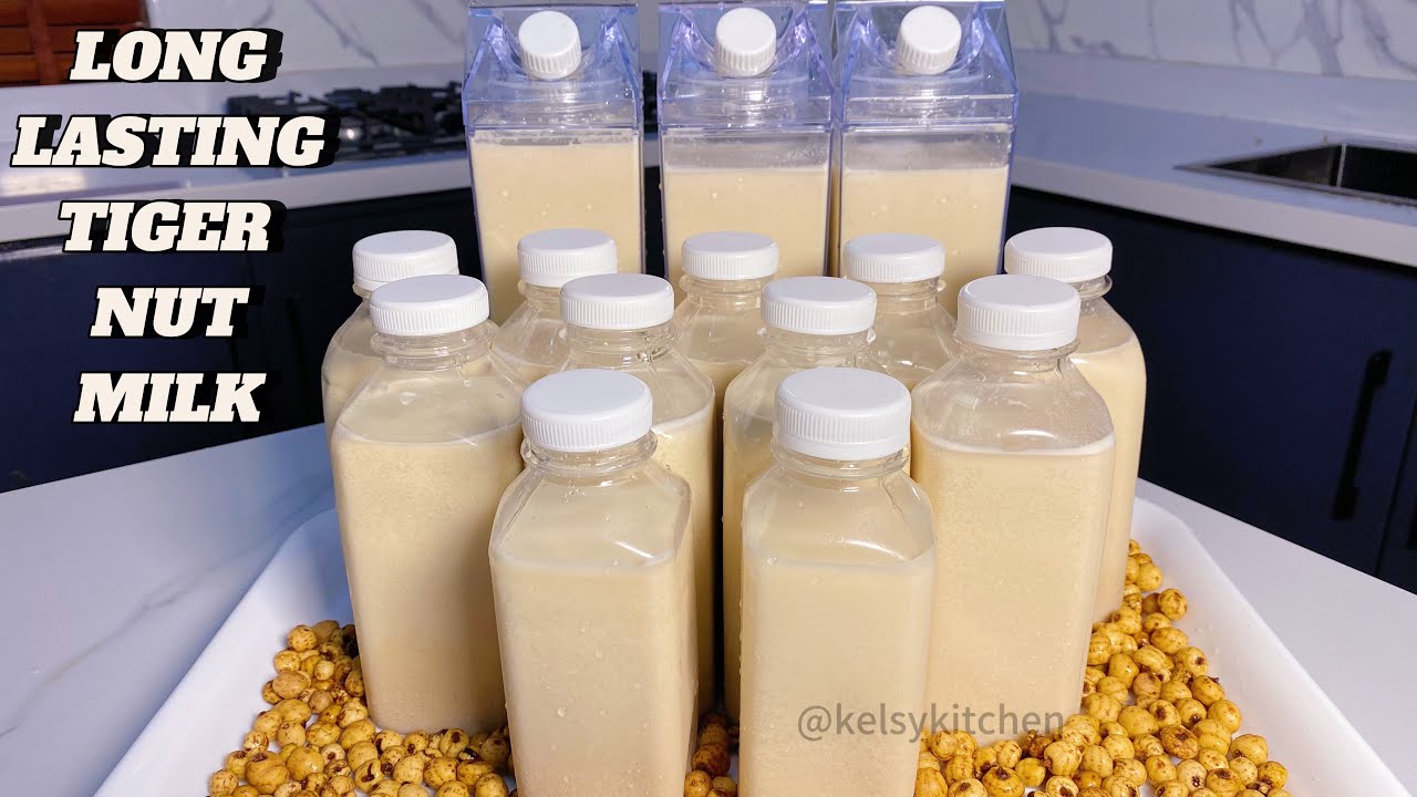 Best A-Z commercial  tigernut milk recipe,costing and strong preservation process