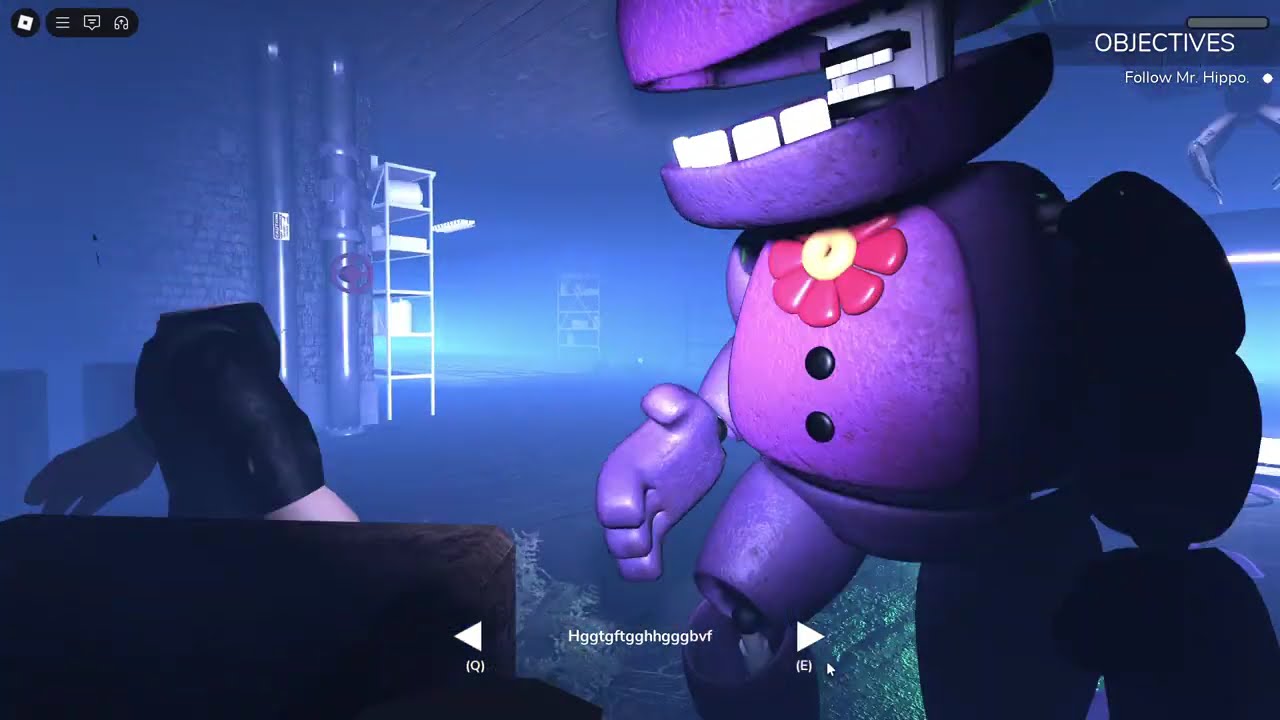 Playing Roblox Forgotten Memories basement maze mode with friends!