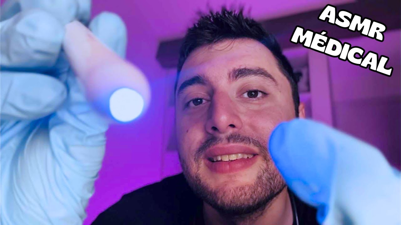 ASMR Français - Roleplay Examen Du Visage - Rp médecin 👨🏻‍⚕️