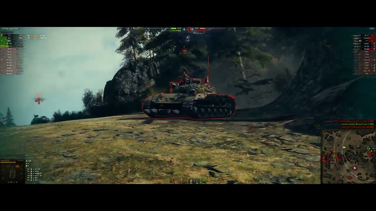 中國X階驅逐 與排友IS7雙雙戰車王牌 戰至最後一砲