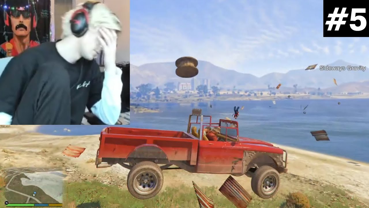 xQc Playing GTA V Story Mode But In Chaos Mode Highlights #5