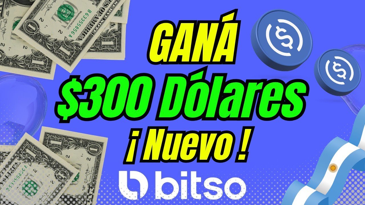 DINERO F&Aacute;CIL ! Gan&aacute; hasta $300 D&oacute;lares ! Bitso REFERIDOS !💵