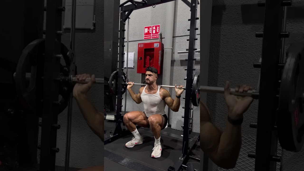Haz esta rutina de cuadriceps #shorts #gym #entreno