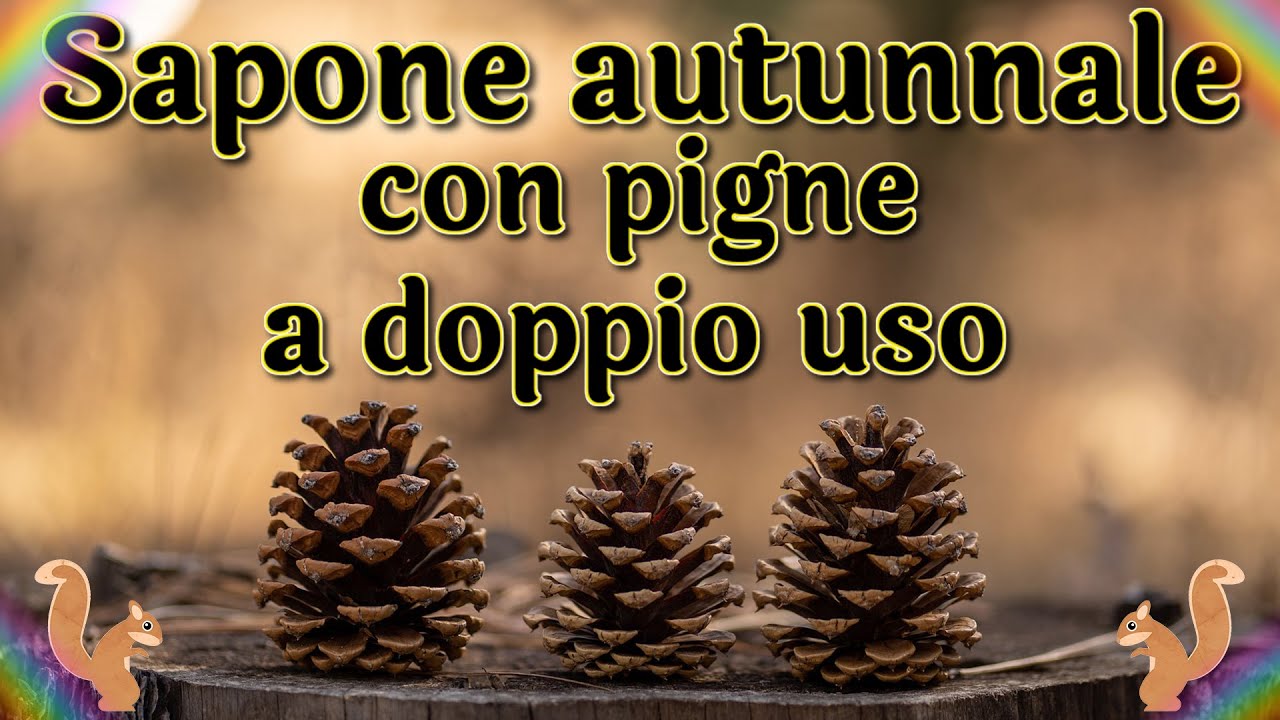 Sapone Taiwan swirl , autunnale con vere pigne ,  come fare il sapone naturale, tecnica taiwan swirl