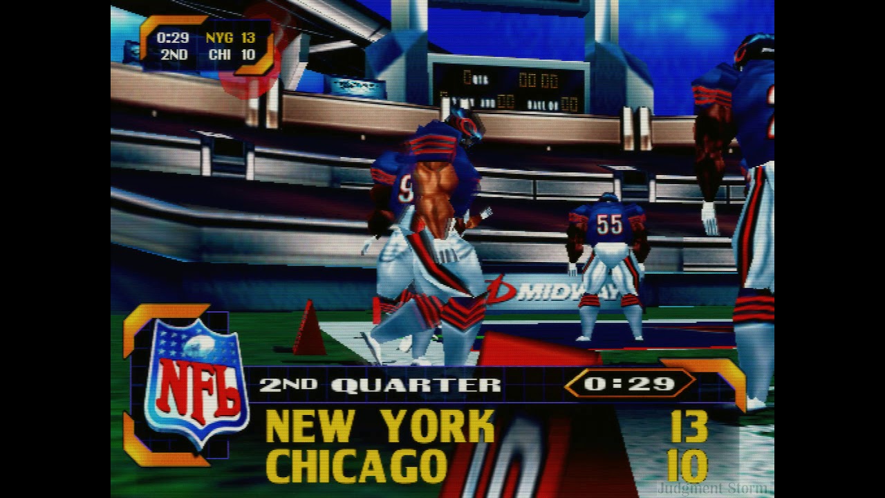 NFL Blitz 2000 Gold (arcade) - Giants Vs Bears 24-22 reupload