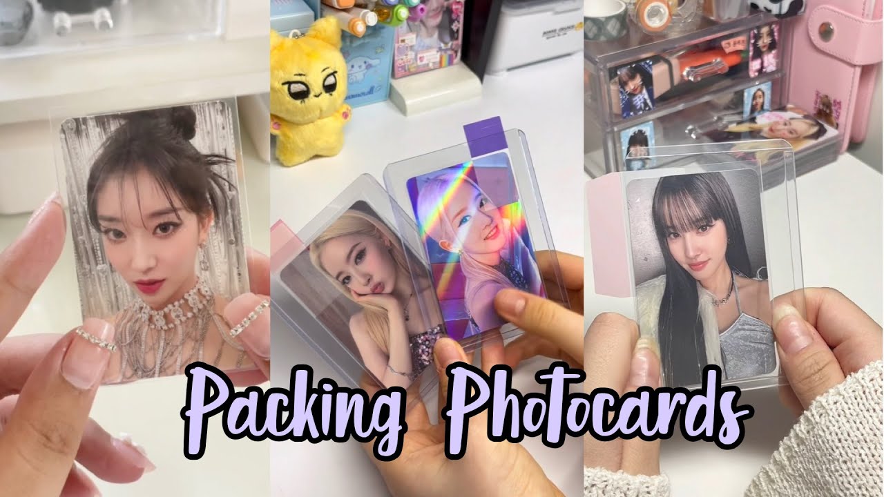 ❣️🏰 Packing Kpop Photocards ( Stayc ver.) #28 [ ASMR ] ✨| tiktok compilation |