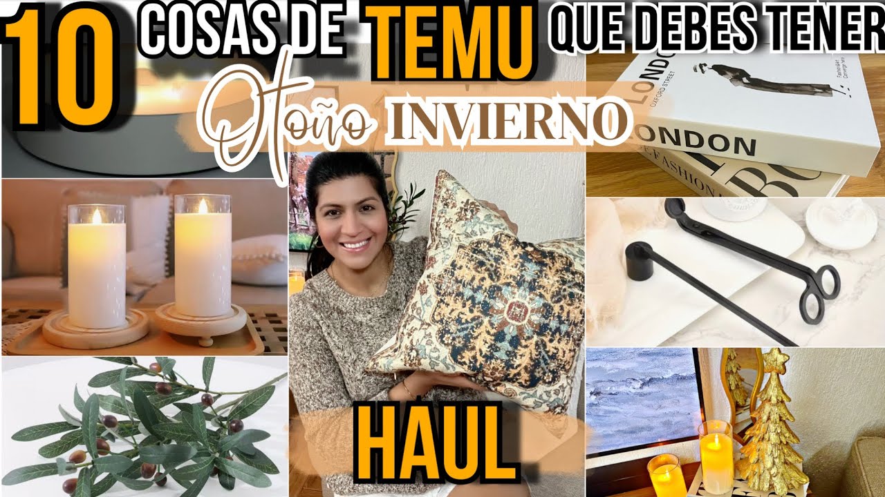 🍁🎄 HAUL DE TEMU| OTOÑO INVIERNO 2023| TEMU HAUL| DECORACIÓN OTOÑO 2023| NAVIDAD 2023