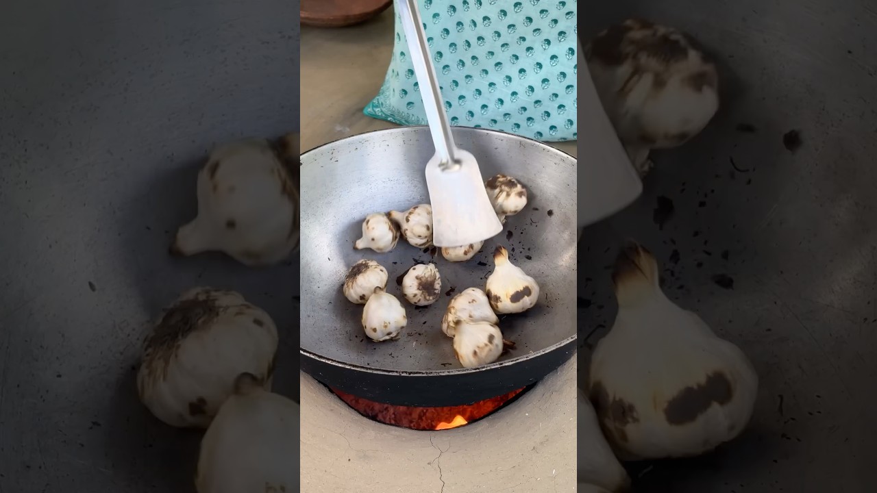 Garlic Bhorta | Bengali Village Style Recipe #shorts #recipe #cooking #bhartarecipe